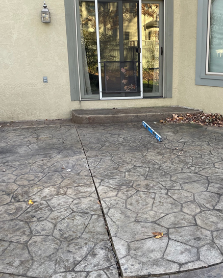 SmartLevel Concrete | Cracked Concrete | Before Concrete Repairs Using NexusPro™